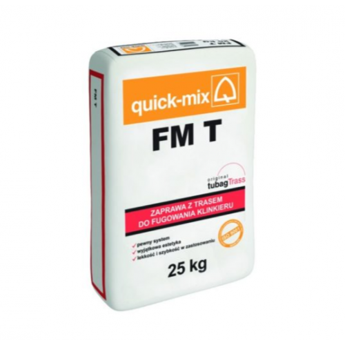 Розчин із трасом для заповнення швів FM T Сталевий, Quick-mix Розчин із трасом для заповнення швів FM T Сталевий, Quick-mix